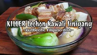 KILLER LECHON KAWALI SINIGANG | PORK SOUR SOUP | CRISPY SINIGANG