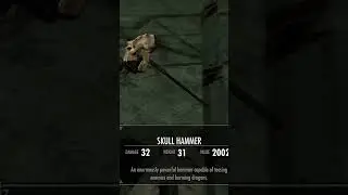 The Skull Hammer sure is good for thwacking! #skyrimmodding #relicsofhyrule #skyrim