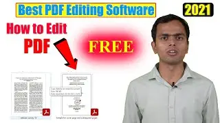 How to Edit PDF for FREE | Best PDF editing Software 2021 | How to edit PDF Online for Free