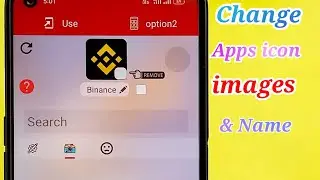 Change Apps icon images and Name on Home Screen
