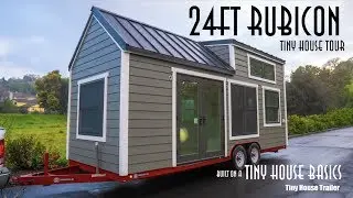 Elegant Tiny House on Wheels Built for Full Time Living