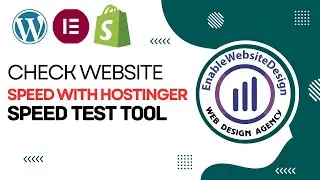 How to check website speed with hostinger speed test tool