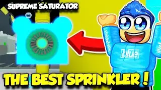 I FINALLY BOUGHT THE BEST SPRINKLER IN BEE SWARM SIMULATOR! (Supreme Saturator)