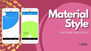 Android Material Design Feature Discovery Example in Flutter | Flutter Tutorials | Flutter Packages