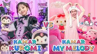 LEIKA KUROMI VS TOMPEL MANUSIA SERIGALA 🥰 LOMBA FASHION SHOW ANAK-ANAK & DEKORASI KAMAR KUROMI