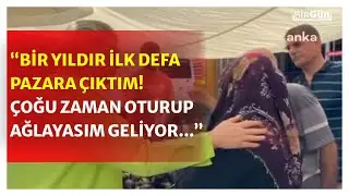 Pazara çıkan emeklilerin geçim derdi yürek burktu: Bir yıldır ilk defa pazara çıktım!