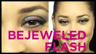 Glam Like Whoa: Give eyes an effortless bejeweled flash for the holidays