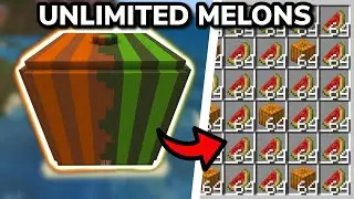 MAKING THE ULTIMATE MELON AND PUMPKIN FARM in Minecraft Bedrock Survival (Ep. 38)