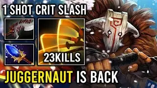 JUGGERNAUT IS BACK Level 30 Grand Spammer Unlimited Crit 1 Shot Slash Hard Carry Dota 2