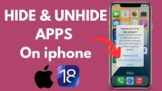 iOS 18 || How To Hide & Unhide Apps on iphone