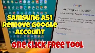 Samsung A51 (SM-A515F), Remove Google Account, Bypass FRP. Samfw Tool.