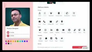 User Onboarding UX Design Flow for Blinq Digital Business Card Creator | user experience | SaaS