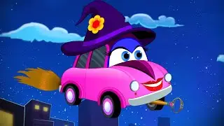 The Witch & Super Car Royce |  Rhymes for Children | Car Videos - Super Car Royce