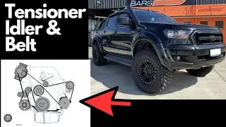 Ford Ranger Belt Tensioner & Idler Pulley Replacement