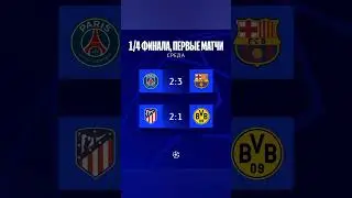 Лига Чемпионов 2023-2024 1/4 финала первые матчи 
