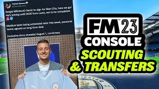 Scouting and Transfers Beginners Guide for FM23 Console (PS5 / Xbox One / Switch)