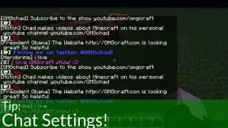 Tip: Minecraft Chat Settings!