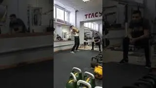 Толчек гирь 16кг новички - Типичные ошибки при толчке гирь