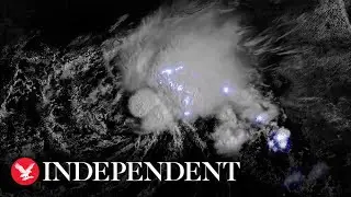 Storm Arlene spotted forming with thunders and strong winds in Gulf of Mexico