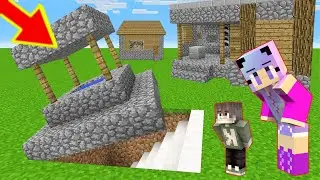 ДЕВУШКА НУБ И РЕБЕНОК ПОСТРОИЛИ ДОМ ПОД КОЛОДЦЕМ В МАЙНКРАФТ | НУБИК В MINECRAFT ТРОЛЛИНГ ЛОВУШКА