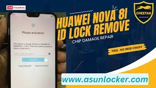 Huawei Nova 8i ID Lock Remove chip Damage Problem solve by Cheetah Tool Pro