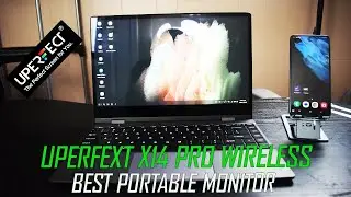 UPERFECT X 14 Pro Wireless LapDock DeX Monitor TouchScreen || Turn Your Phone into Laptop