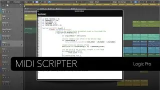 Logic Pro: MIDI Scripter