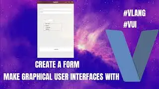 creating a gui form in vlang with the ui package