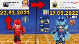 GOODVIN BG EARLIER 2021 VS GOODVIN BG NOW 2022 in blockman go bed wars