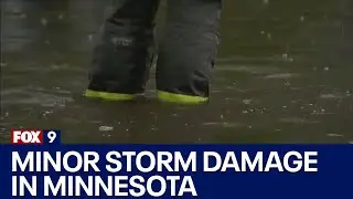 Minor storm damage in Minnesota after severe weather moves through