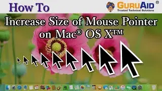 How to Increase Size of Mouse Pointer on Mac® OS X™ - GuruAid