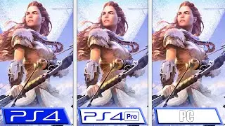 Horizon: Zero Dawn | PS4 Pro - PC (With Launch Patch) - PS4 | 4K Graphics Comparison