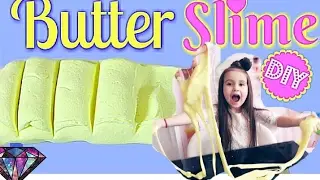 Butter slime DIY NO Borax пушистый слайм лизун быстро