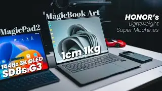 HONOR MagicBook Art 14 | MagicPad 2: Incredibly THIN But POWERFUL. Best Everyday Devices?