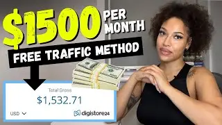 DIGISTORE24 Affiliate Marketing For Beginners (FREE TRAFFIC METHOD)