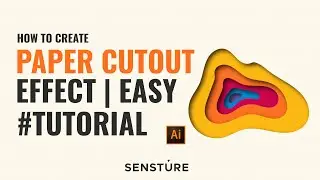 How To Create A Paper Cutout Effect In Adobe Illustrator | Easy Tutorial