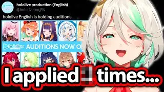 Cecilia Reveals How Many Times She Had Applied to HoloEN and Surprised Chat 【Hololive】