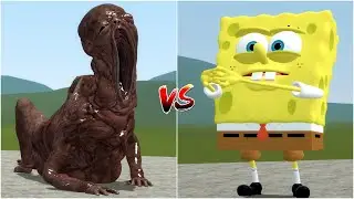 NEW EVIL BABY VS NEW SPONGEBOB in Garry's Mod!