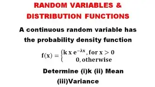 @btechmathshub7050Continuous Probability Distribution-Problem