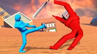 Making NPCs Fight (with active ragdoll physics)