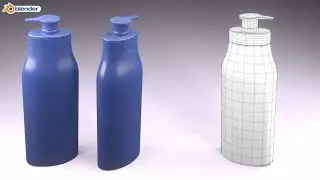 Create a 3D Body Lotion Bottle Design || Hard Surface || Subdivision || Product Modelling in blender