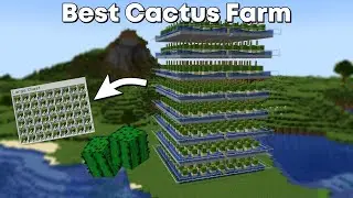 Minecraft Automatic Cactus Farm  - 1500+ Per Hour