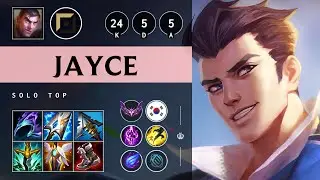 Jayce Top vs Aatrox: Triple Kill, Legendary - KR Master Patch 14.16