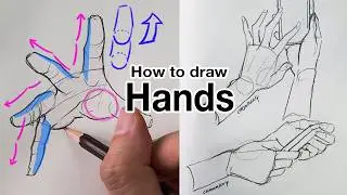 How to draw hands using this method!!