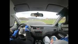 Varano Rally Krono 24-11-2019 Mitsubishi lancer evo 7 little drift