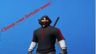 How to change your name on fortnite