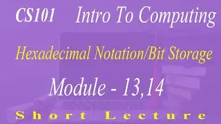 CS101 Lecture 13,14 | Short Lecture By VU Mentor 