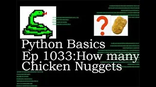 Python Basics Tutorial How Many Chicken Nuggets?