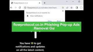 Remove flowprotocol.co.in Phishing Push Notifications