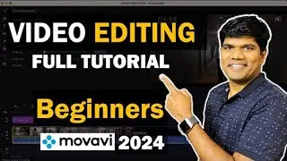 Movavi Video Editing Step By Step Full Tutorial for Beginners (2024)